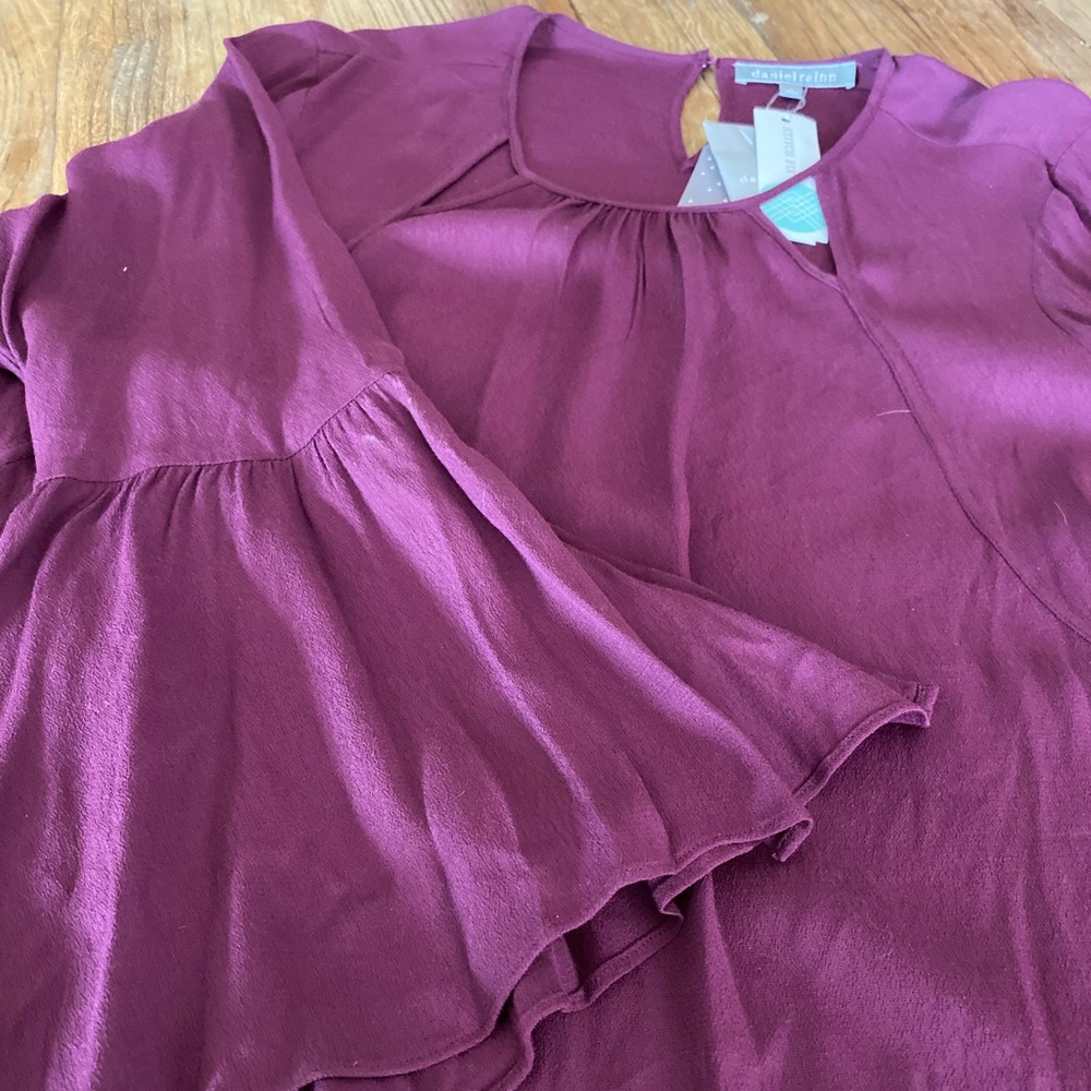 Daniel Rainn Burgundy Blouse